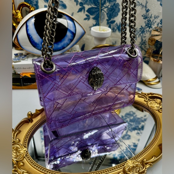 🆕 KURT GEIGER LONDON 🧿 NWOT Mini Kensington Crossbody Bag, Light Purple - Picture 3 of 16